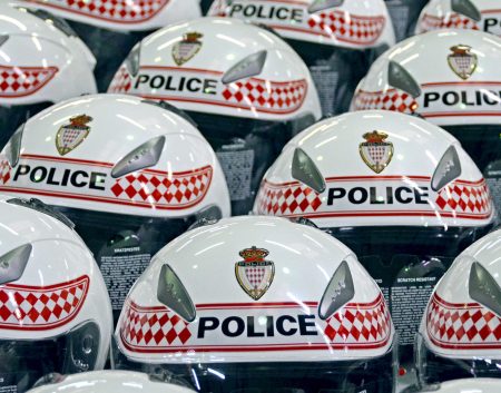 Casques Police Monaco